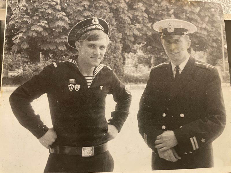 Старая фотография до восстановления