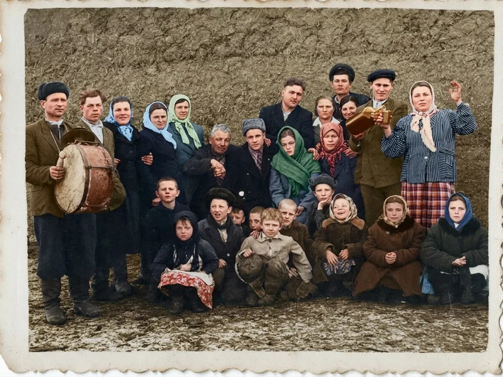 Разбор: снимок порвался пополам — фотография после восстановления, возвращены цвет и резкость