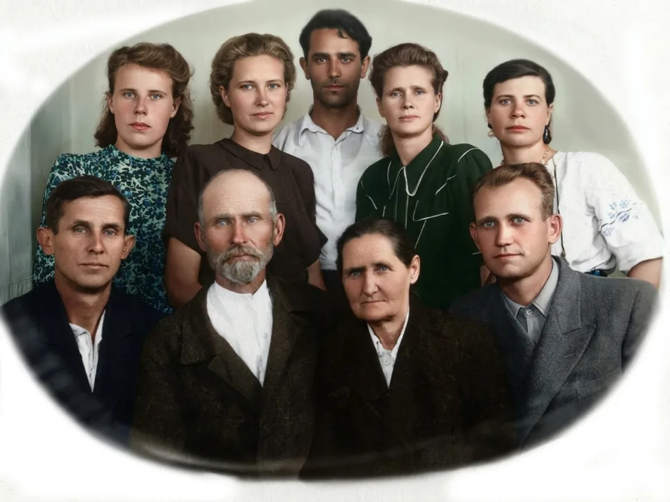 Разбор: создаем фотоальбом для внуков — результат восстановления, возвращены детали